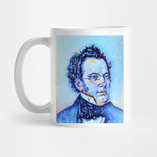 Franz Schubert Portrait | Franz Schubert Artwork | Franz Schubert Painting 13 by JustLit